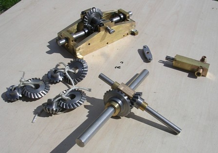 Parts for kozo hiraokas climax  in 3.5 inch gauge . 